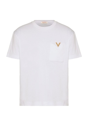 Valentino Cotton V-Pocket T-Shirt