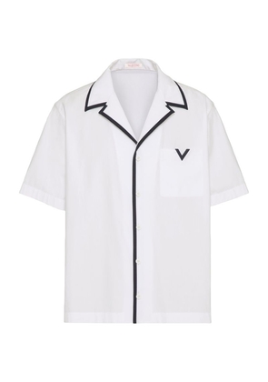 Valentino Cotton V-Detail Shirt