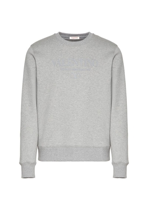 Valentino Stretch-Cotton Logo Sweatshirt