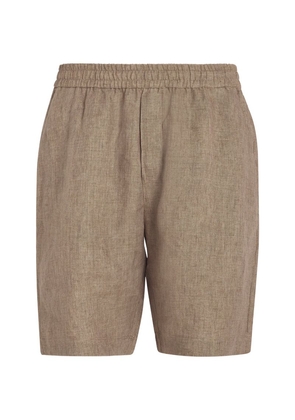 Sunspel Cotton-Linen Drawstring Shorts