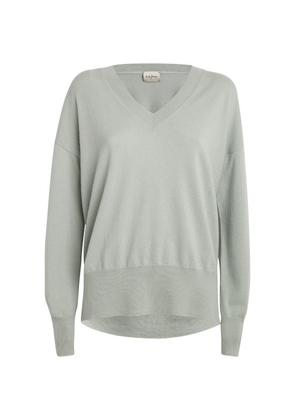 Le Kasha Organic Cashmere V-Neck Sweater