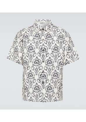 Commas Floral cotton-blend shirt