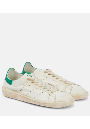 Balenciaga x Adidas Stan Smith distressed leather sneakers