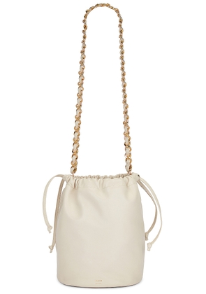 KHAITE Aria Medium Bucket Bag in Off White - White. Size all.
