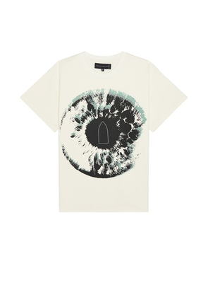 Who Decides War by Ev Bravado Eye Short Sleeve T-shirt in Ivory - Ivory. Size M (also in XL/1X).