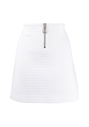 Bottega Veneta Contrast Stitching Mini Skirt