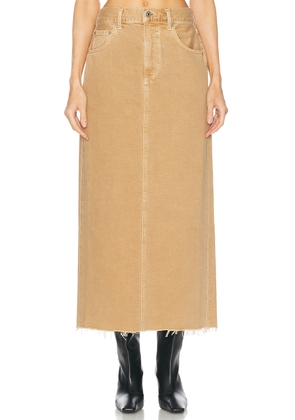 Citizens of Humanity Verona Column Skirt in Seychelles - Brown. Size 23 (also in 24, 25, 26, 27, 28, 29, 30, 31, 32, 33, 34).
