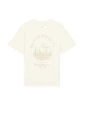 Honor The Gift Pride in Tradition Short Sleeve Tee in Bone - Cream. Size L (also in M, S, XL).