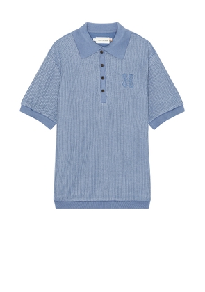 Honor The Gift Knit Polo in Blue - Baby Blue. Size L (also in M, XL).