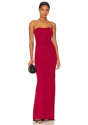 Auteur Chiara Corset Gown in Red. Size M, XS.
