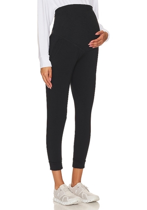 Beyond Yoga Hold Me Close Maternity Sweatpant in Black. Size XS.