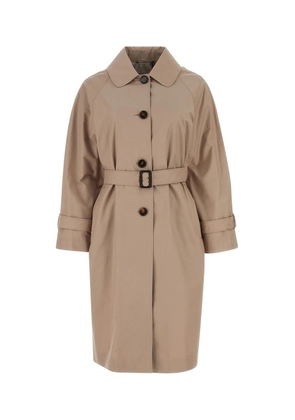 Beige Twill Ftrench Trench Coat Max Mara The Cube