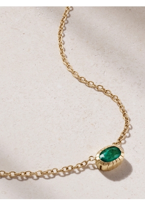 Retrouvaí - Heirloom 14-karat Gold Emerald Necklace - One size