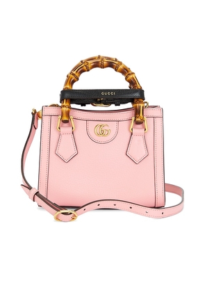 FWRD Renew Gucci Diana Bamboo 2 Way Handbag in Pink.