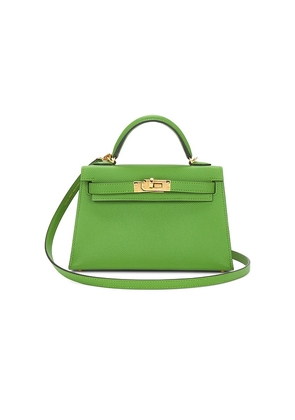 FWRD Renew Hermes Epsom Kelly 20 Handbag in Green.