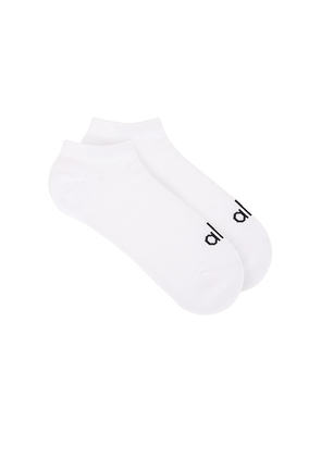alo Street Sock in White. Size .