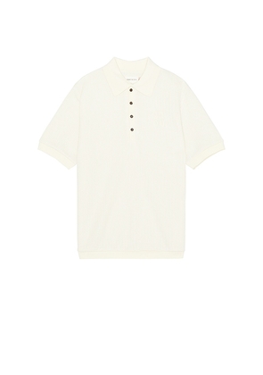 Honor The Gift Knit Polo in Ivory. Size M, S, XL.