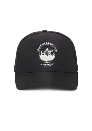Honor The Gift Tradition Trucker Cap in Black.
