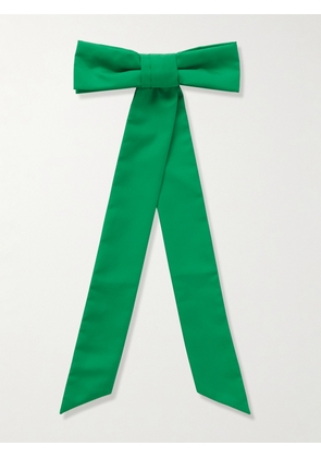 BODE - Harbor Recycled Poplin Bow Hair Clip - Green - One size