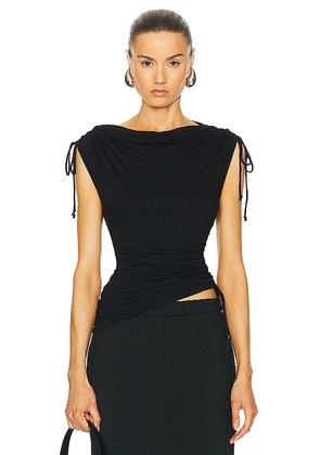 L'Academie by Marianna Greava Top in Black. Size S.