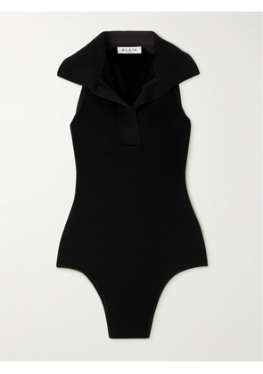 Alaïa - Piqué Bodysuit - Black - FR34,FR36,FR38,FR40,FR42,FR44
