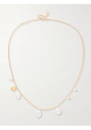 Pacharee - Bell Gold-plated Pearl Necklace - One size
