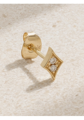 Kimaï - Emblem 18-karat Recycled Gold Laboratory-grown Diamond Single Earring - One size
