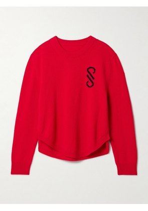 Proenza Schouler - Intarsia Wool Sweater - Red - x small,small,medium,large,x large