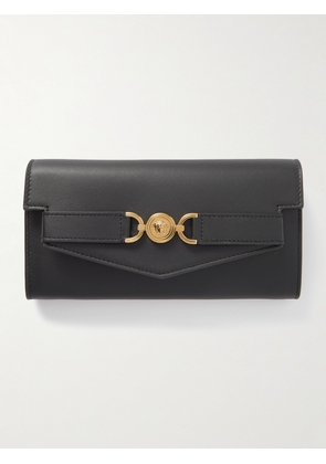 Versace - Continental Leather Wallet - Black - One size