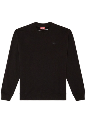 Diesel S-Rob-Megoval-D cotton sweatshirt - Black