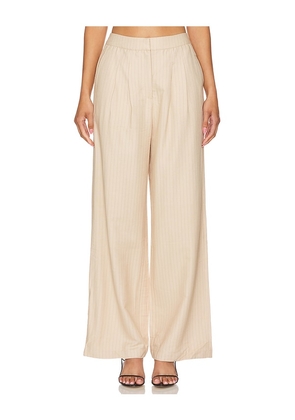 WeWoreWhat Tailored Pant in Taupe. Size 00, 10, 12, 14, 16, 2, 4, 6, 8.
