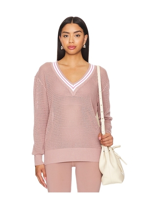 Varley Hadley Sweater in Mauve. Size L, S, XL, XS.