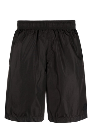 Moncler logo-patch swim shorts - Black