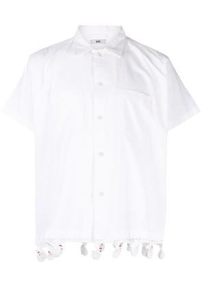 BODE charms-detail short-sleeve shirt - White