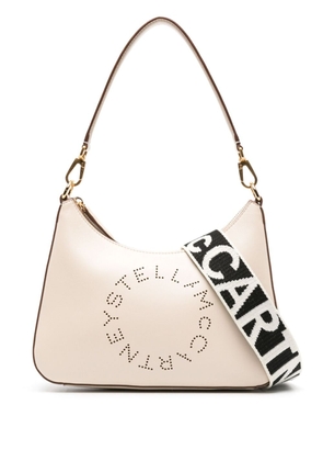Stella McCartney small Logo shoulder bag - Neutrals