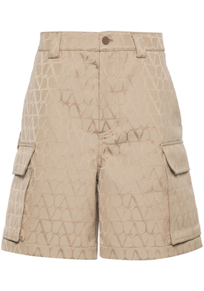 Valentino Garavani Toile Iconographe-pattern cargo shorts - Neutrals