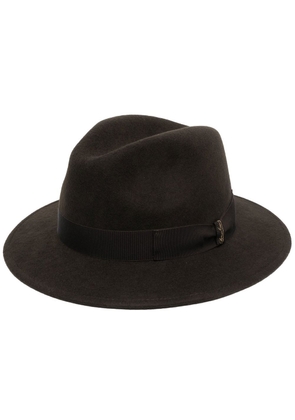 Borsalino Macho wool fedora hat - Brown