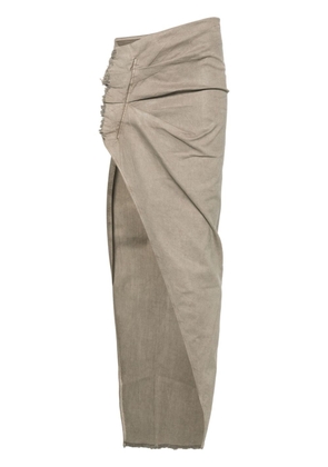 Rick Owens DRKSHDW Edfu denim skirt - Grey