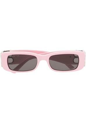 Balenciaga Eyewear Dynasty rectangle-frame sunglasses - Pink