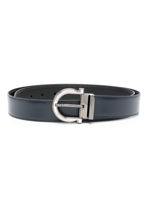 Ferragamo Gancini leather belt - Blue