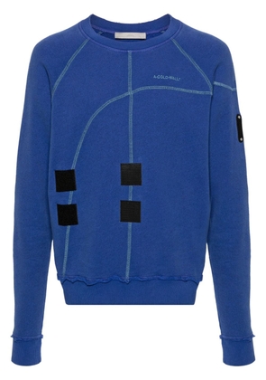 A-COLD-WALL* Intersect seam-detail sweatshirt - Blue