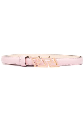 Versace Greca-detail leather belt - Pink