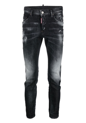 Dsquared2 faded knees jeans - Black