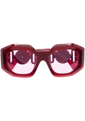 Versace Eyewear Medusa Biggie square-frame sunglasses - Red