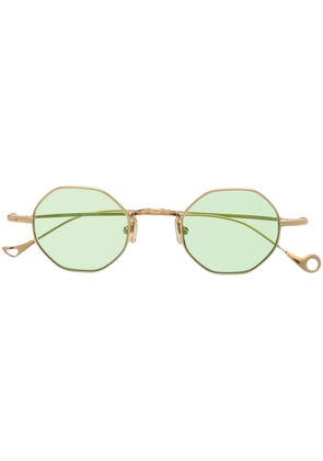 Eyepetizer tinted-lenses geometric-frame sunglasses - Gold