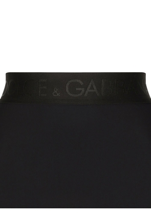 Dolce & Gabbana logo-band high-waisted briefs - Black