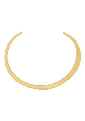 Saint Laurent polished choker necklace - Gold