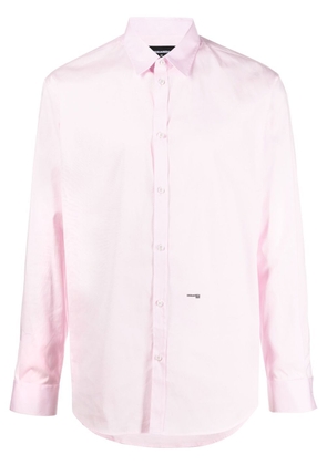 Dsquared2 logo-print long-sleeve shirt - Pink
