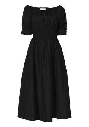 Proenza Schouler White Label square neck poplin dress - Black