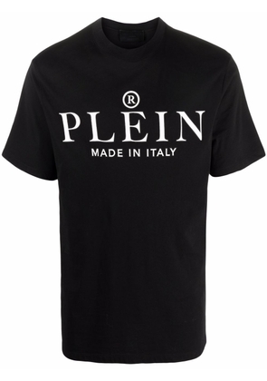 Philipp Plein Made in Italy logo-print T-shirt - Black